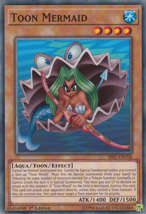 Toon Mermaid [SS01-ENC06] Common | Jomio and Rueliete's Cards and Comics