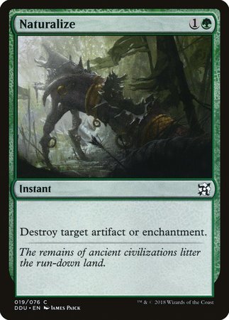 Naturalize [Duel Decks: Elves vs. Inventors] | Jomio and Rueliete's Cards and Comics
