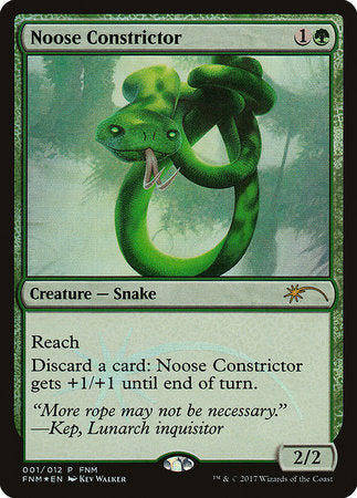 Noose Constrictor [Friday Night Magic 2017] | Jomio and Rueliete's Cards and Comics