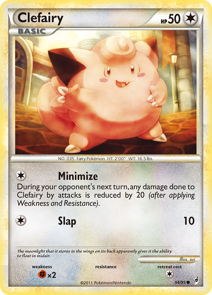 Clefairy (54/95) [HeartGold & SoulSilver: Call of Legends] | Jomio and Rueliete's Cards and Comics