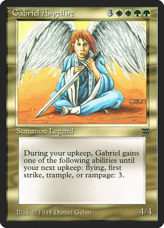Gabriel Angelfire [Legends] | Jomio and Rueliete's Cards and Comics