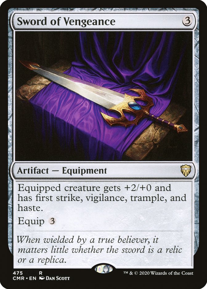 Sword of Vengeance [Commander Legends] | Jomio and Rueliete's Cards and Comics