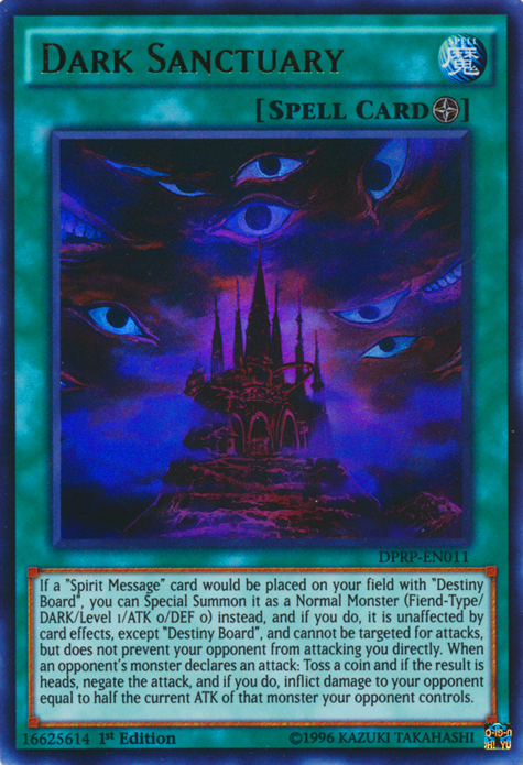 Dark Sanctuary [DPRP-EN011] Ultra Rare | Jomio and Rueliete's Cards and Comics