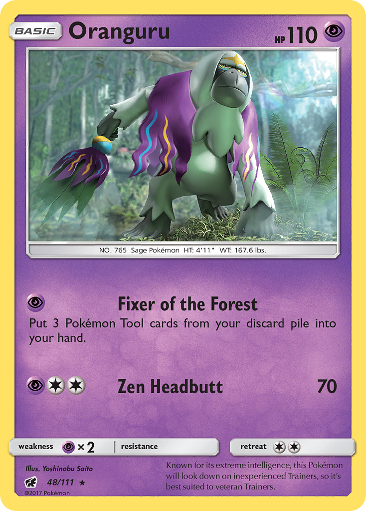 Oranguru (48/111) [Sun & Moon: Crimson Invasion] | Jomio and Rueliete's Cards and Comics