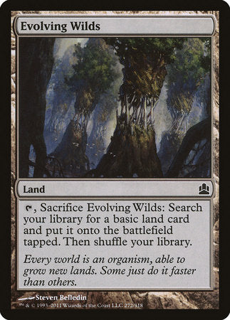 Evolving Wilds [Commander 2011] | Jomio and Rueliete's Cards and Comics