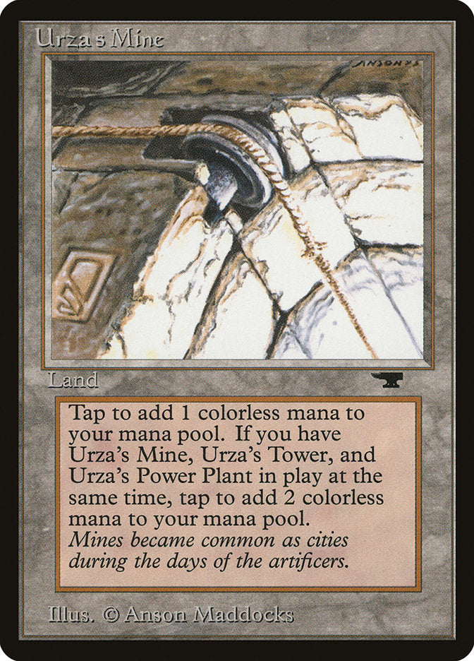 Urza's Mine (Pulley Embedded in Stone) [Antiquities] | Jomio and Rueliete's Cards and Comics