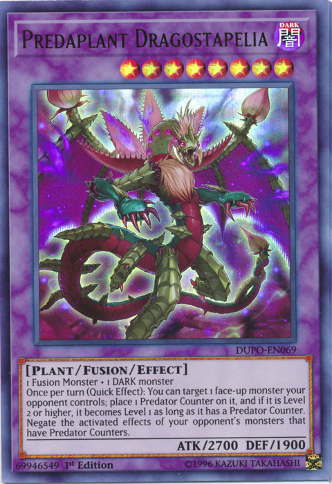 Predaplant Dragostapelia [DUPO-EN069] Ultra Rare | Jomio and Rueliete's Cards and Comics