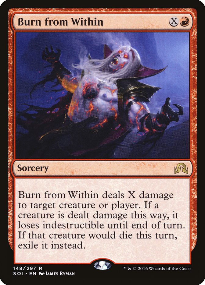 Burn from Within [Shadows over Innistrad] | Jomio and Rueliete's Cards and Comics