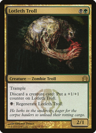 Lotleth Troll [Return to Ravnica] | Jomio and Rueliete's Cards and Comics