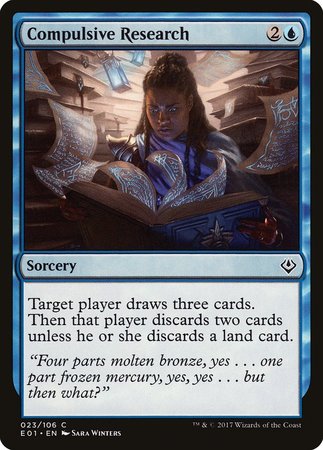 Compulsive Research [Archenemy: Nicol Bolas] | Jomio and Rueliete's Cards and Comics
