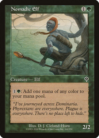 Nomadic Elf [Invasion] | Jomio and Rueliete's Cards and Comics
