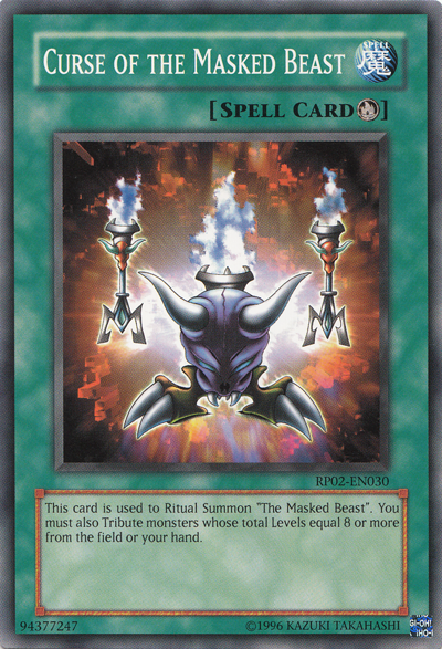 Curse of the Masked Beast [RP02-EN030] Common | Jomio and Rueliete's Cards and Comics