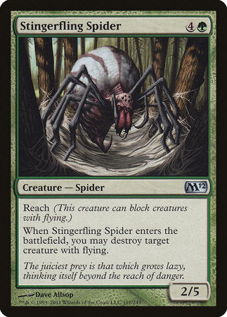 Stingerfling Spider [Magic 2012] | Jomio and Rueliete's Cards and Comics