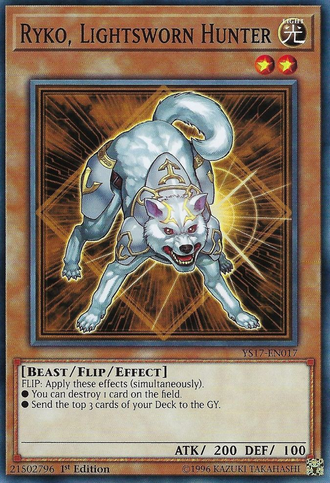 Ryko, Lightsworn Hunter [YS17-EN017] Common | Jomio and Rueliete's Cards and Comics
