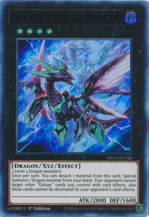Galaxy Stealth Dragon (Purple) [DLCS-EN126] Ultra Rare | Jomio and Rueliete's Cards and Comics