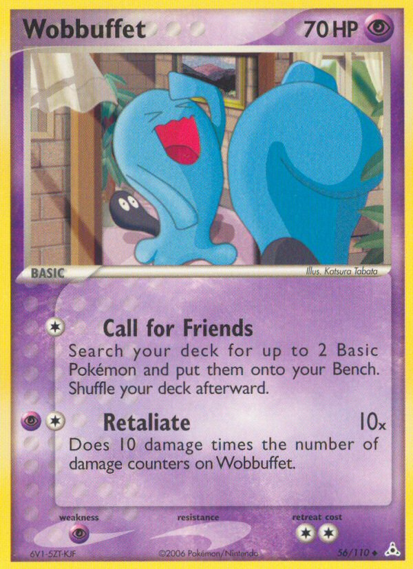 Wobbuffet (56/110) [EX: Holon Phantoms] | Jomio and Rueliete's Cards and Comics