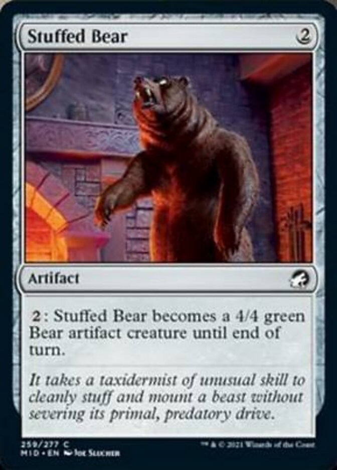 Stuffed Bear [Innistrad: Midnight Hunt] | Jomio and Rueliete's Cards and Comics
