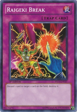 Raigeki Break [YS11-EN037] Common | Jomio and Rueliete's Cards and Comics