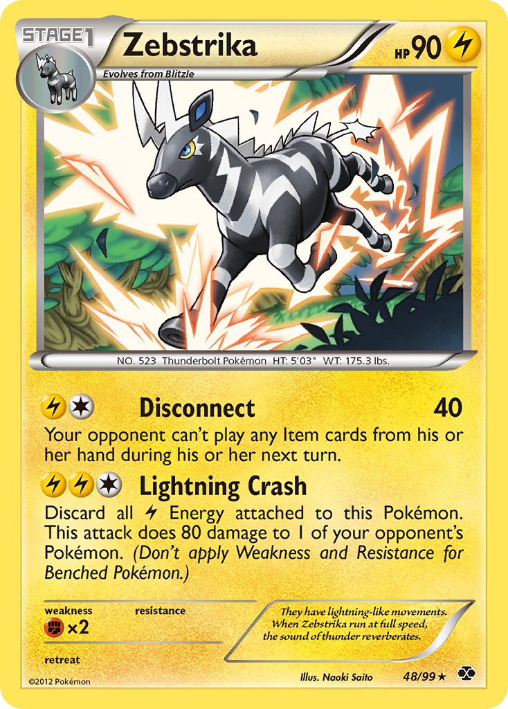 Zebstrika (48/99) [Black & White: Next Destinies] | Jomio and Rueliete's Cards and Comics