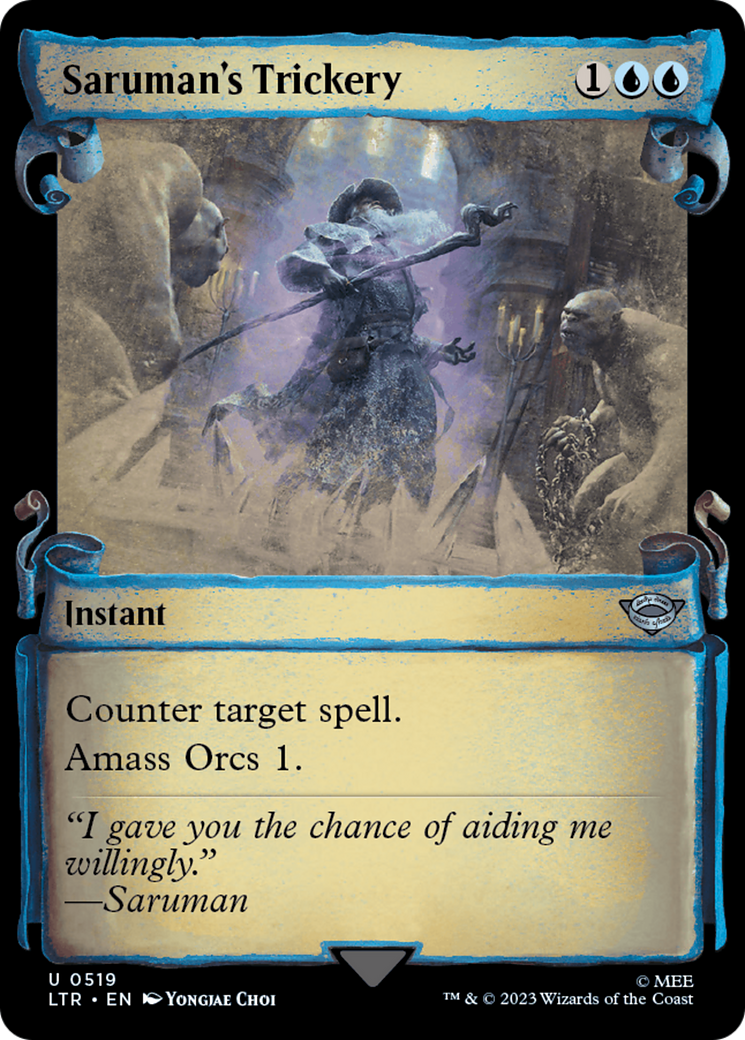 Saruman's Trickery [The Lord of the Rings: Tales of Middle-Earth Showcase Scrolls] | Jomio and Rueliete's Cards and Comics