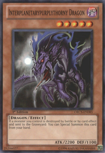 Interplanetarypurplythorny Dragon [ORCS-EN085] Common | Jomio and Rueliete's Cards and Comics