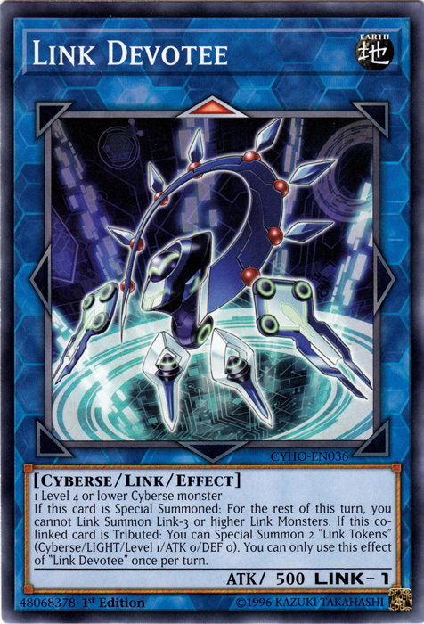 Link Devotee [CYHO-EN036] Common | Jomio and Rueliete's Cards and Comics