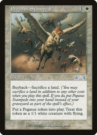 Pegasus Stampede [Exodus] | Jomio and Rueliete's Cards and Comics