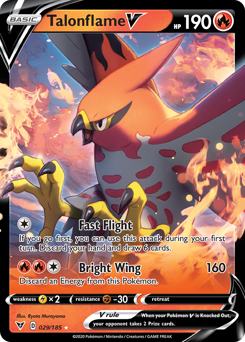 Talonflame V (029/185) [Sword & Shield: Vivid Voltage] | Jomio and Rueliete's Cards and Comics