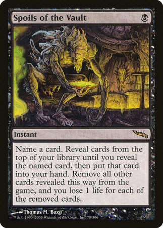 Spoils of the Vault [Mirrodin] | Jomio and Rueliete's Cards and Comics