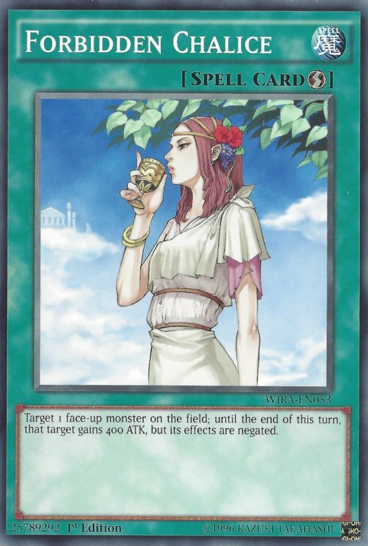 Forbidden Chalice [WIRA-EN053] Common | Jomio and Rueliete's Cards and Comics