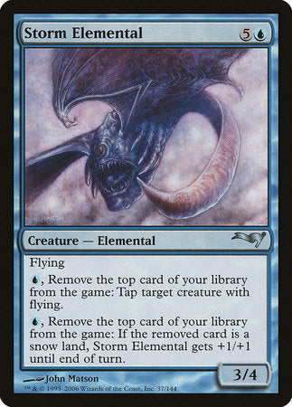 Storm Elemental [Coldsnap Theme Decks] | Jomio and Rueliete's Cards and Comics