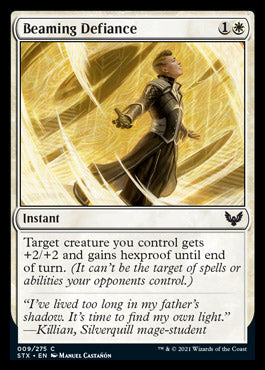 Beaming Defiance [Strixhaven: School of Mages] | Jomio and Rueliete's Cards and Comics