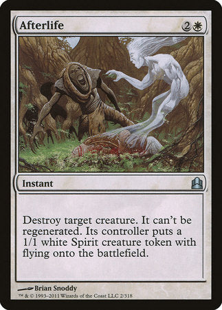 Afterlife [Commander 2011] | Jomio and Rueliete's Cards and Comics