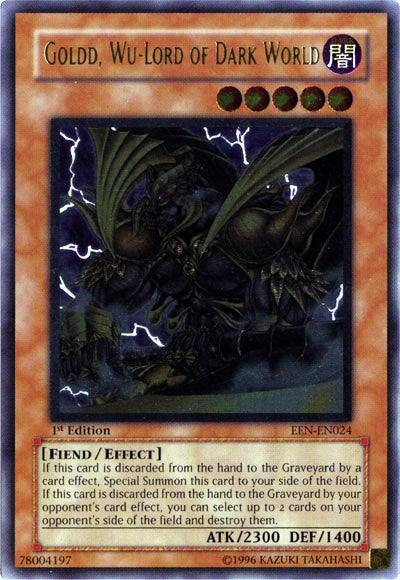 Goldd, Wu-Lord of Dark World [EEN-EN024] Ultimate Rare | Jomio and Rueliete's Cards and Comics
