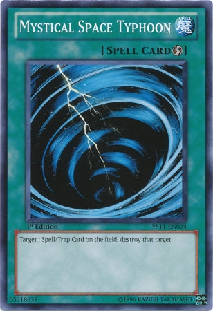 Mystical Space Typhoon [YS11-EN024] Common | Jomio and Rueliete's Cards and Comics