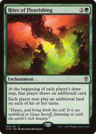 Rites of Flourishing [Commander 2016] | Jomio and Rueliete's Cards and Comics