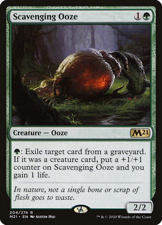 Scavenging Ooze [Core Set 2021] | Jomio and Rueliete's Cards and Comics