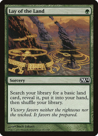 Lay of the Land [Magic 2014] | Jomio and Rueliete's Cards and Comics