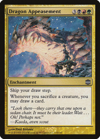 Dragon Appeasement [Alara Reborn] | Jomio and Rueliete's Cards and Comics