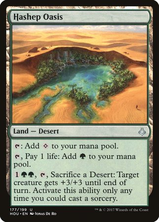 Hashep Oasis [Hour of Devastation] | Jomio and Rueliete's Cards and Comics