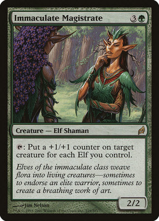 Immaculate Magistrate [Lorwyn] | Jomio and Rueliete's Cards and Comics