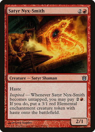 Satyr Nyx-Smith [Born of the Gods] | Jomio and Rueliete's Cards and Comics