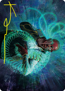 Biomathematician Art Card (Gold-Stamped Signature) [Strixhaven: School of Mages Art Series] | Jomio and Rueliete's Cards and Comics