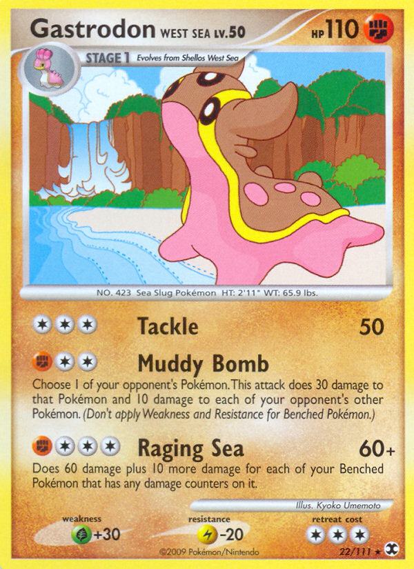Gastrodon West Sea (22/111) [Platinum: Rising Rivals] | Jomio and Rueliete's Cards and Comics
