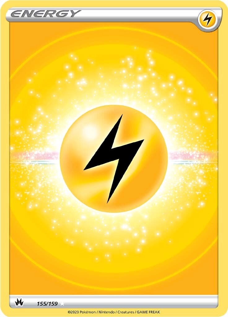 Lightning Energy (155/159) (Texture Full Art) [Sword & Shield: Crown Zenith] | Jomio and Rueliete's Cards and Comics