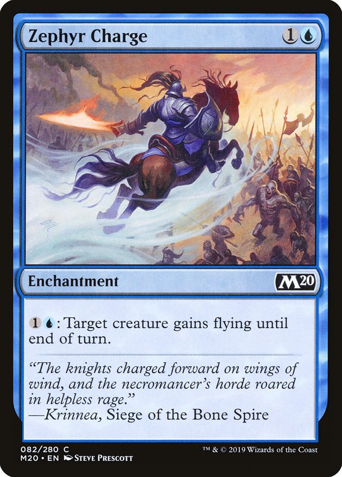 Zephyr Charge [Core Set 2020] | Jomio and Rueliete's Cards and Comics