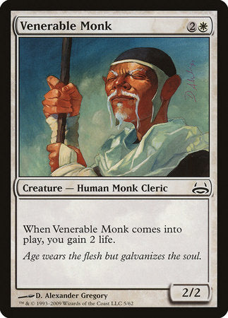 Venerable Monk [Duel Decks: Divine vs. Demonic] | Jomio and Rueliete's Cards and Comics