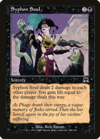 Syphon Soul [Onslaught] | Jomio and Rueliete's Cards and Comics