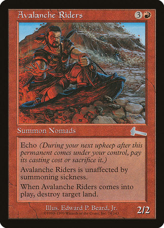 Avalanche Riders [Urza's Legacy] | Jomio and Rueliete's Cards and Comics