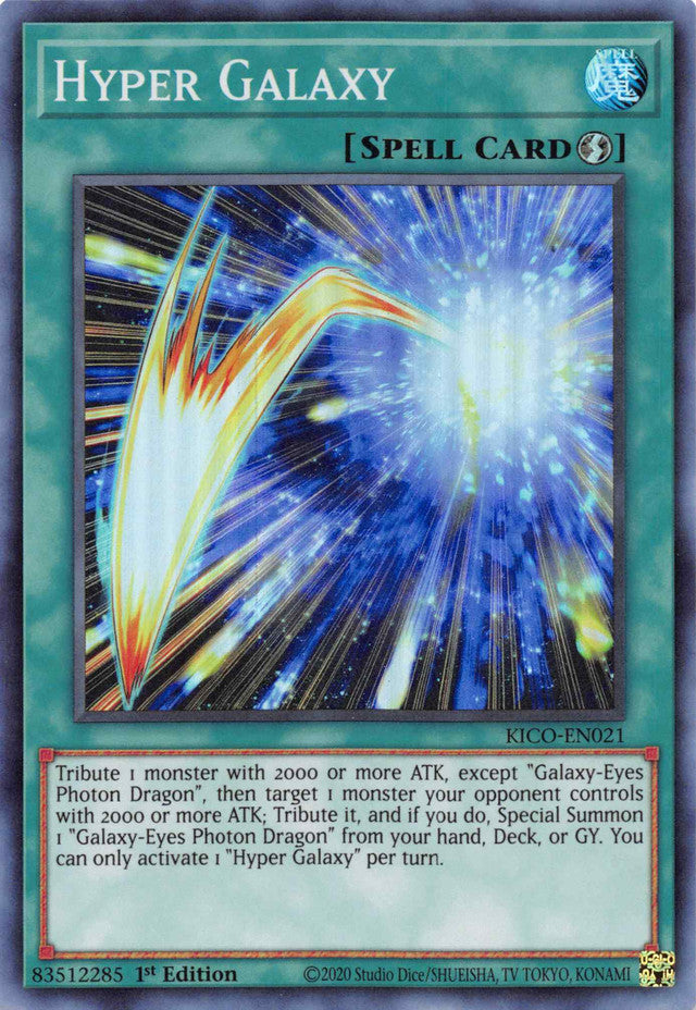 Hyper Galaxy (Super Rare) [KICO-EN021] Super Rare | Jomio and Rueliete's Cards and Comics